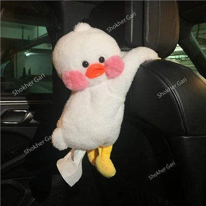 Doll &amp; Cartoon Style Car Hanging Tissue Holder 1Pcs image 2