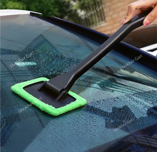 Windshield and Window Cleaner Microfiber Cloth Tool image 0