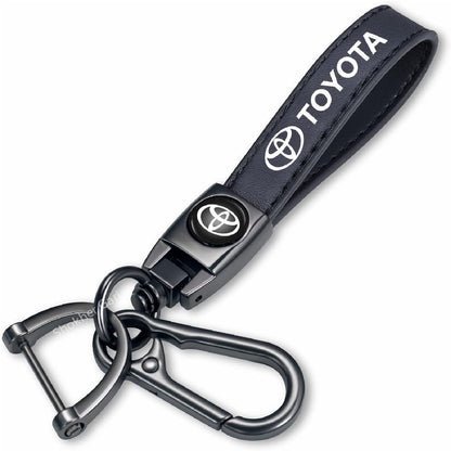 Luxury PU Leather Car Keyring - Toyota image