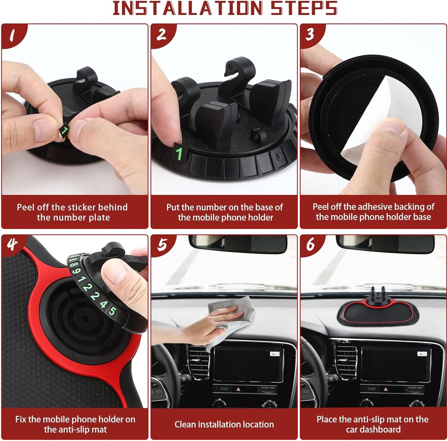 Multifunctional 3 in 1 Mobile Mat - 3in 1 Anti Slip Mobile Mat image 1