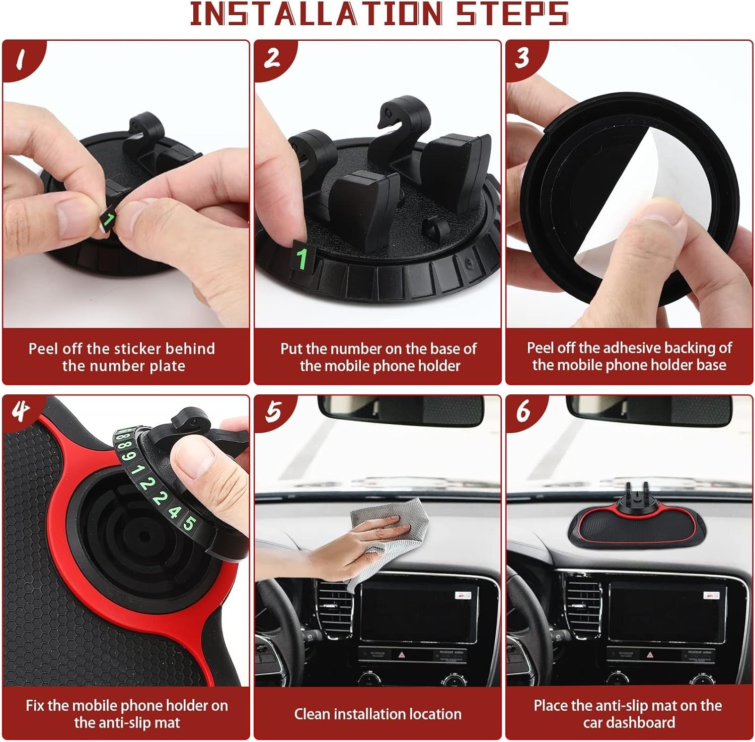 Multifunctional 3 in 1 Mobile Mat - 3in 1 Anti Slip Mobile Mat image 1