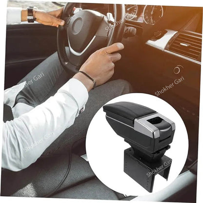 Armrest USB Storage Box-Space-Saving Armrest USB console box image 5