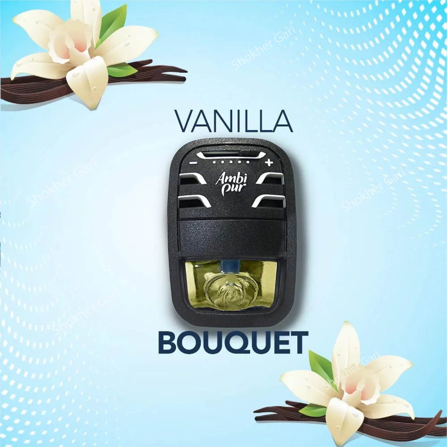 Ambi Pur Car Air Vent Air Freshener - Vanilla image