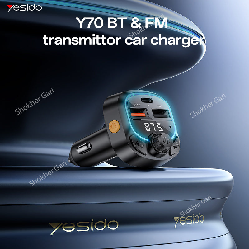 Yesido Y70 FM Transmitter 15W image 0