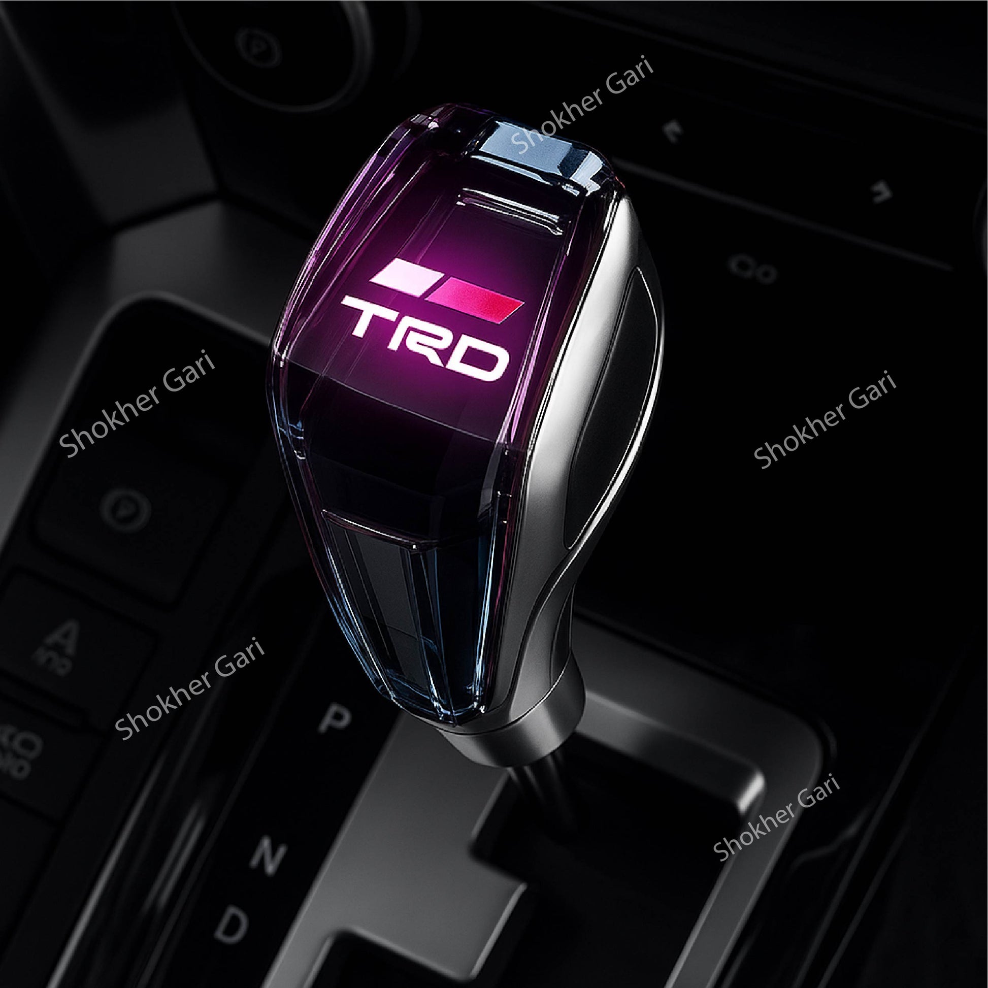 M/Y 7 Colour Crystal Gear Knob for Many Brands image 9