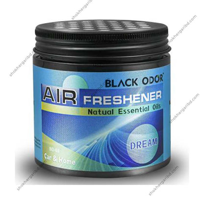 BLACK ODOR (Jelly type) Air Freshener Natural Essential Oils Scented Home, and Office - Dream image