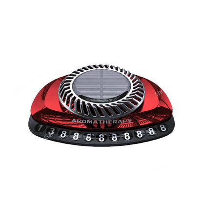 Car Solar Air Freshner With Parking Number image 3
