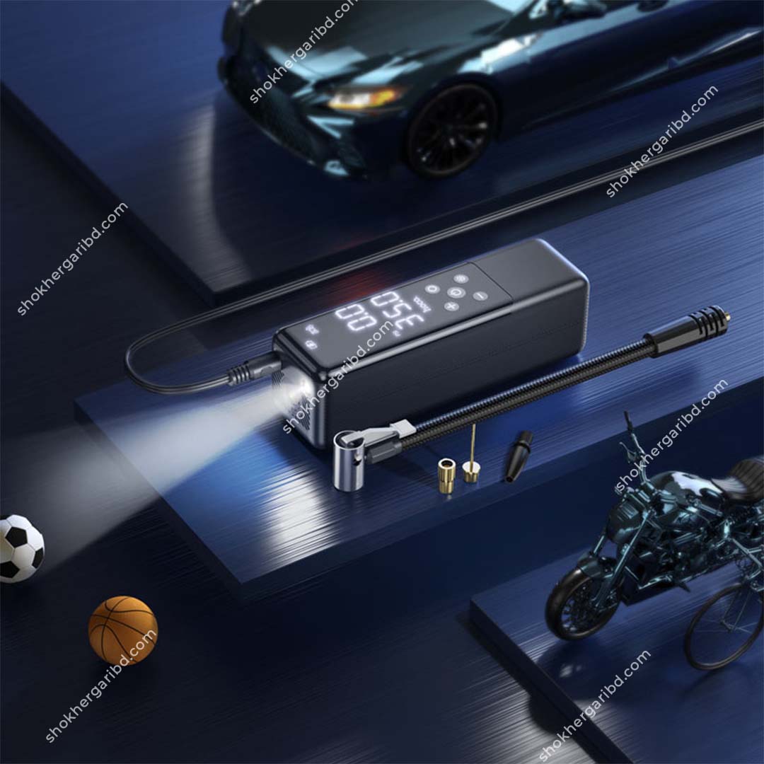 Hoco Zp5 Car Portable Smart Air Pump image 3