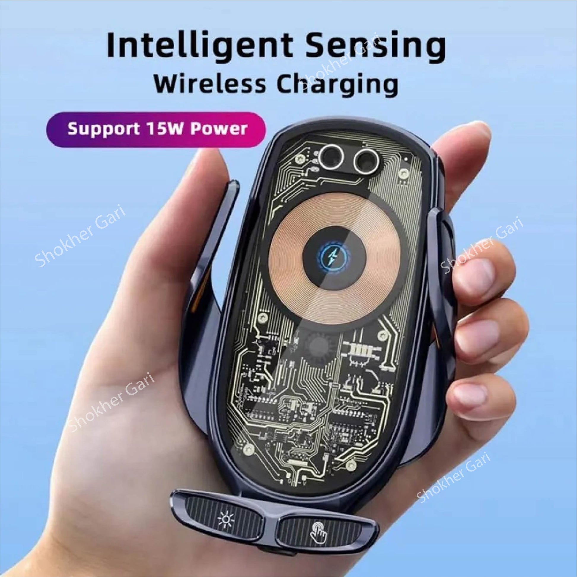 Car wireless Smart Fast Charger 15W image 2