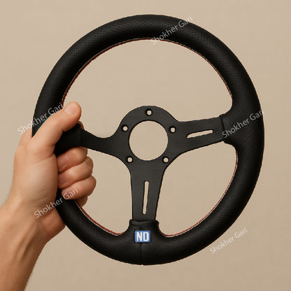 Round Design Premium Steering Wheel image 1