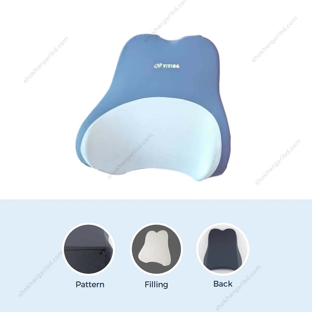 1pcs Slow Rebound Guard Car Lumbar Pillow image 3
