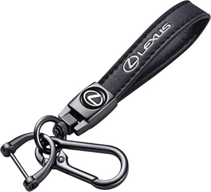 Luxury PU Leather Car Keyring