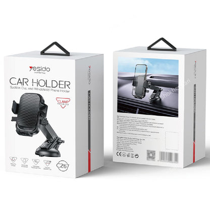 YESIDO C267 Suction Press Car Phone Holder image 6