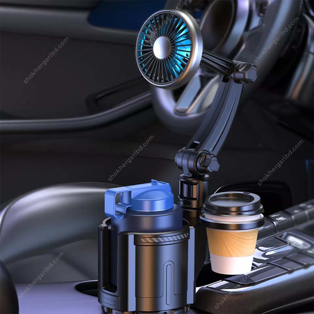 Auto Cup Holder Fan Cooler for Summer image 3