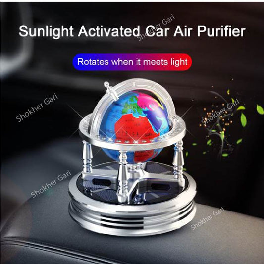 World Map Car Solar Perfume image 0