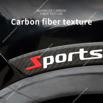 4pcs Universal PVC Soft Vehicle Wheel Brow Protector Sticker 4 Pices Set image 4