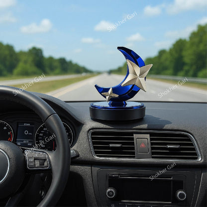 Moon Solar car mounted fragrance - Blue image