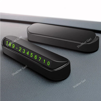 Car Temporary Parking Phone Number Plate image 3