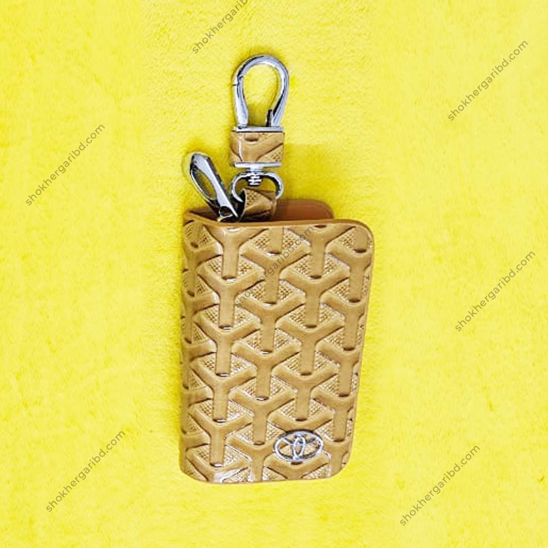 Stylish Toyota PU leather Remote Cover. image 3