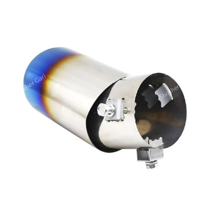 Stainless Steel Exhaust Pipe Decor Muffler Tip image 2