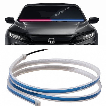 Car Dashboard Polish Strip Light Red &amp; Blue Color image 0