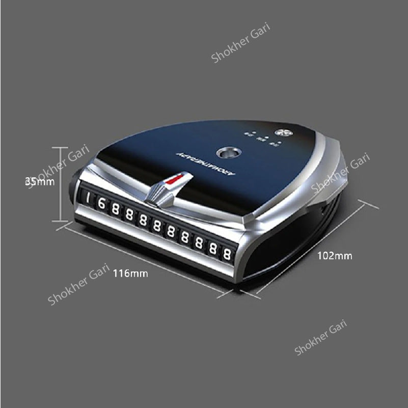 Humidefier Perfume and Diffuser With Parking Number Holder - Black image