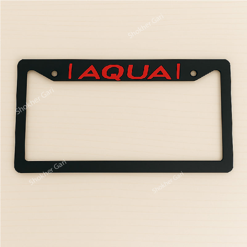 2 Pcs Number Plate Casing Plastic - Aqua image