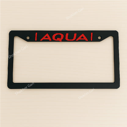 2 Pcs Number Plate Casing Plastic - Aqua image