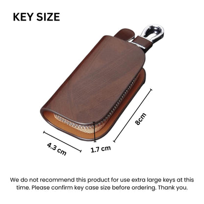 Pu Leather Remote and keychain for Luxurious Car image 2