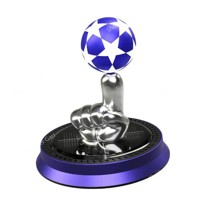 1pcs Football on Fingure Solar Car Perfume image 6