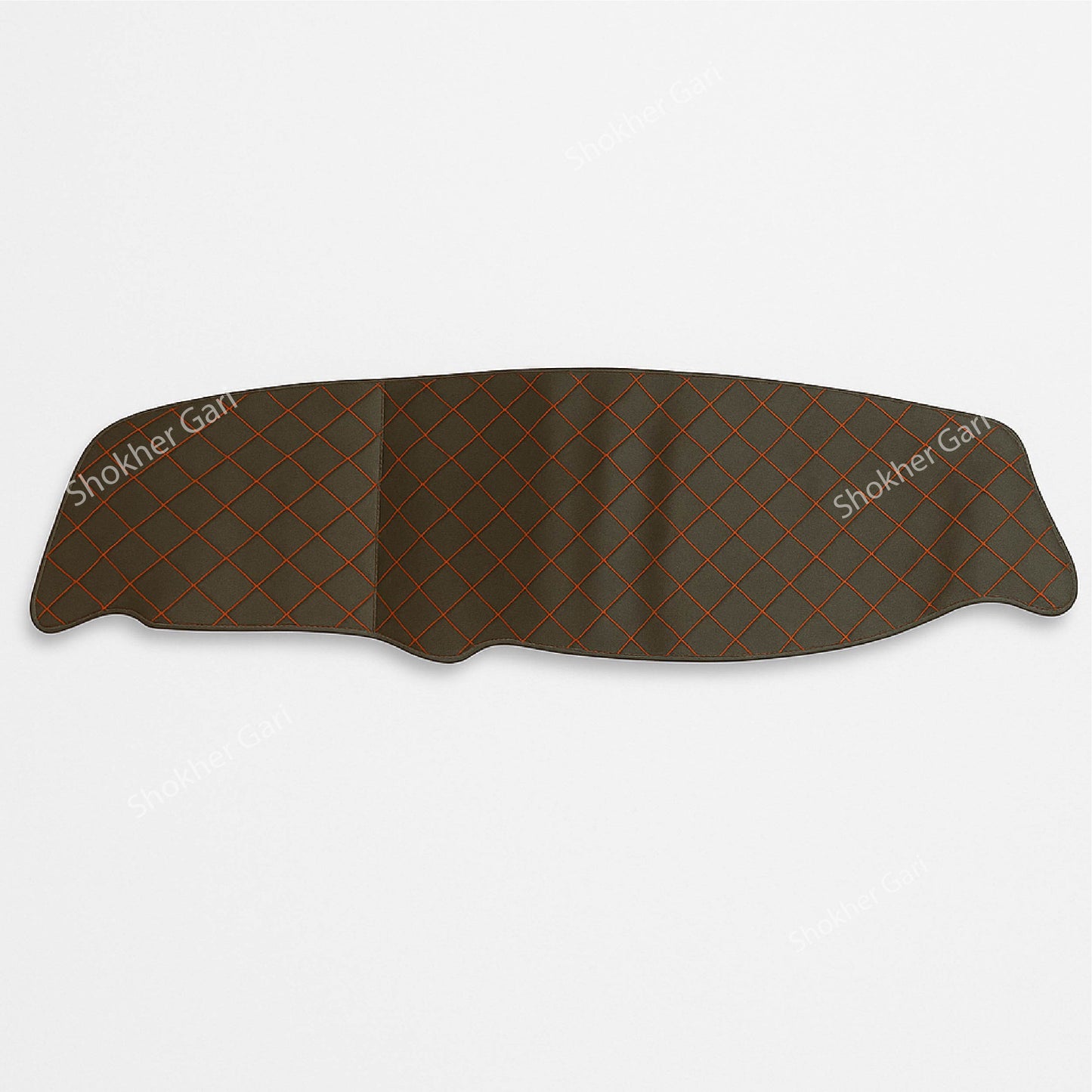 M/Y Anti Slip 5D Car Dashboard Cover Red Check image 2