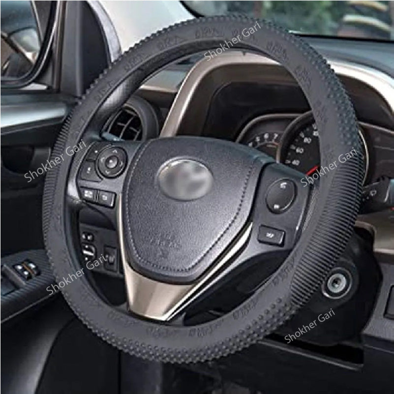 Car Silicone Steering Cover image 1