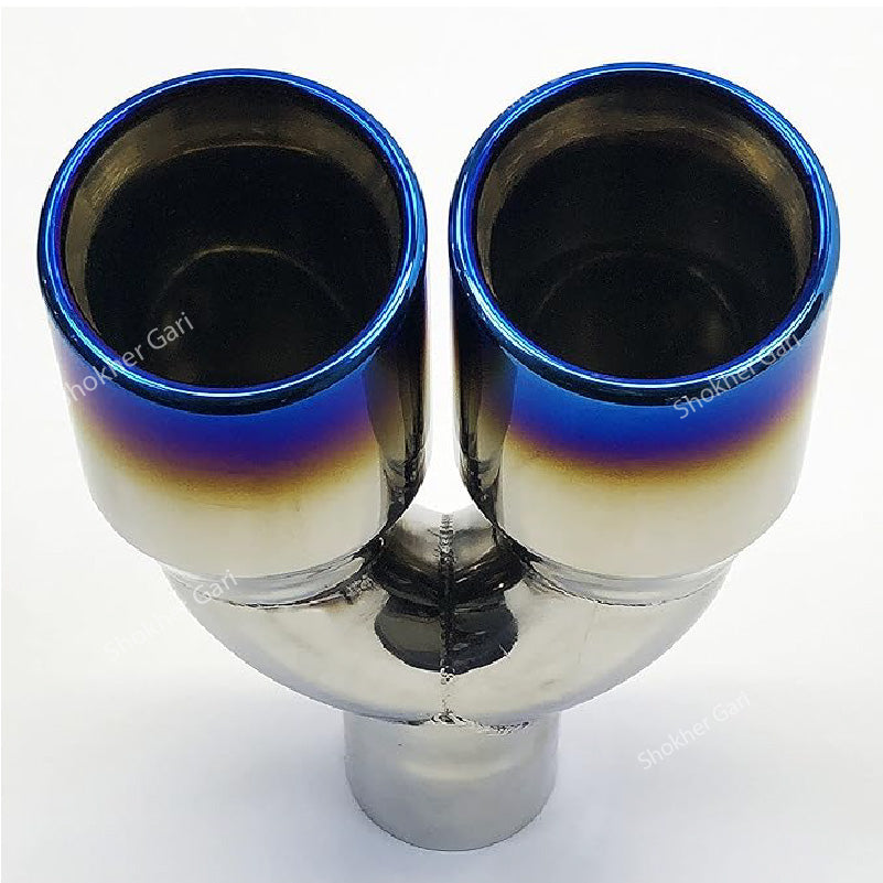 Exhaust Muffler Cap Stainless Steel 2 hole-2 (B1991Band) image 3