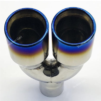 Exhaust Muffler Cap Stainless Steel 2 hole-2 (B1991Band) image 3