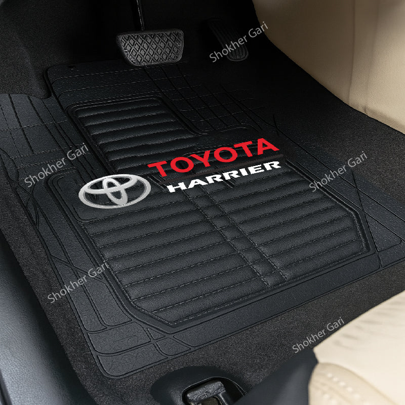 4D Luxury PVC Soft Floor mat 5pcs set image 15