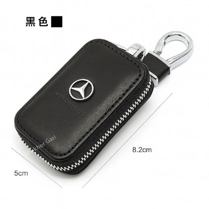 Pu Leather Remote and keychain for Luxurious Car image