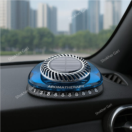 Car Solar Air Freshner With Parking Number image 0