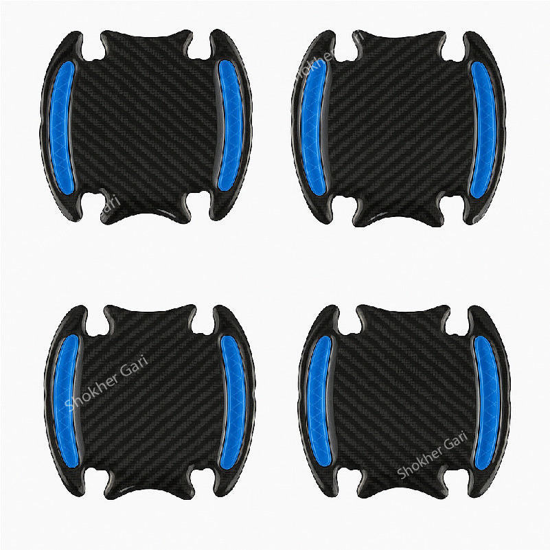 Reflective Door Handle Guard Sticker for Car Door 4 Pieces Set image 5