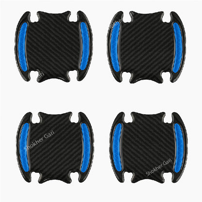 Reflective Door Handle Guard Sticker for Car Door 4 Pieces Set image 5