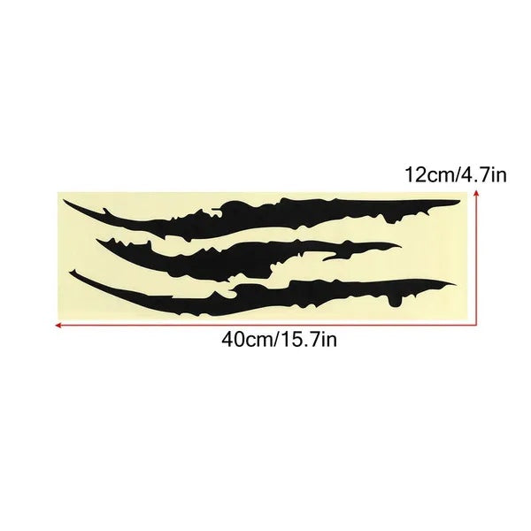 2pcs Claw Marks Sticker For Car Headlight image 4