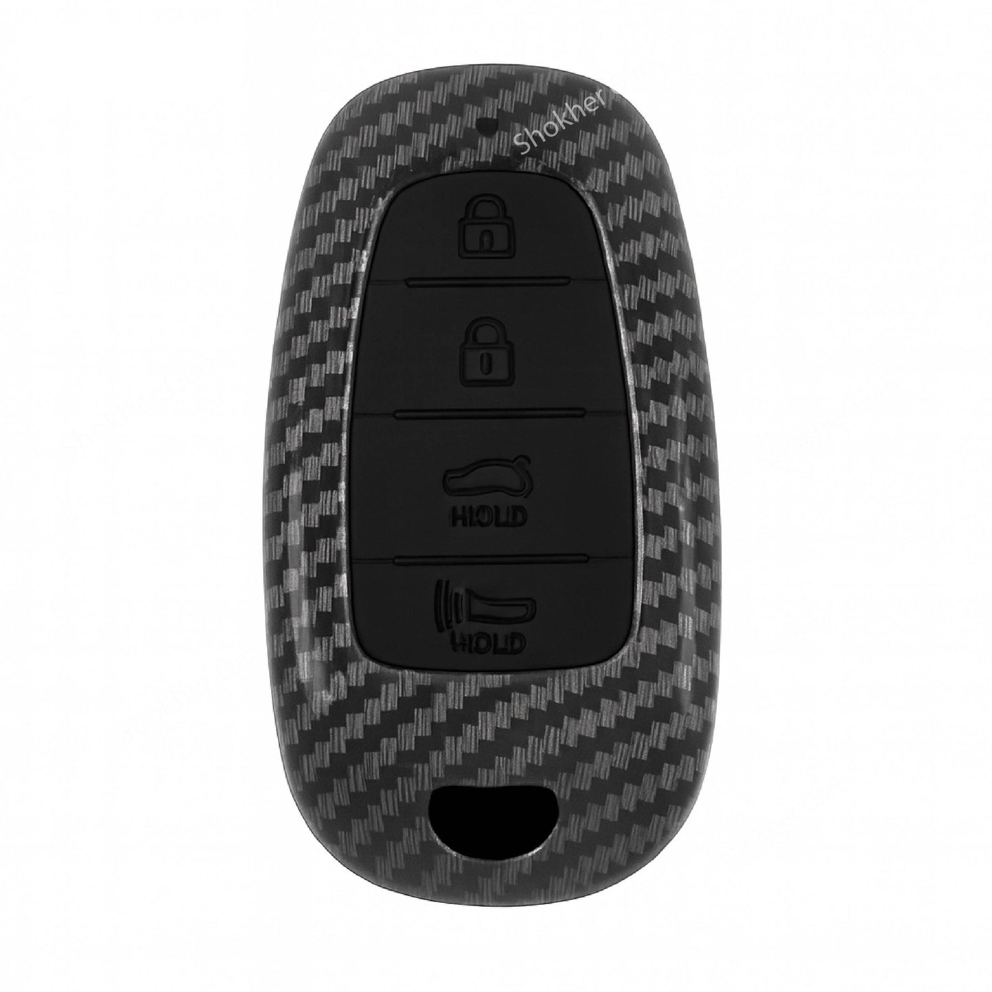 M/Y Carbon Fiber Remote Cover for Hyundai Tucson image 1