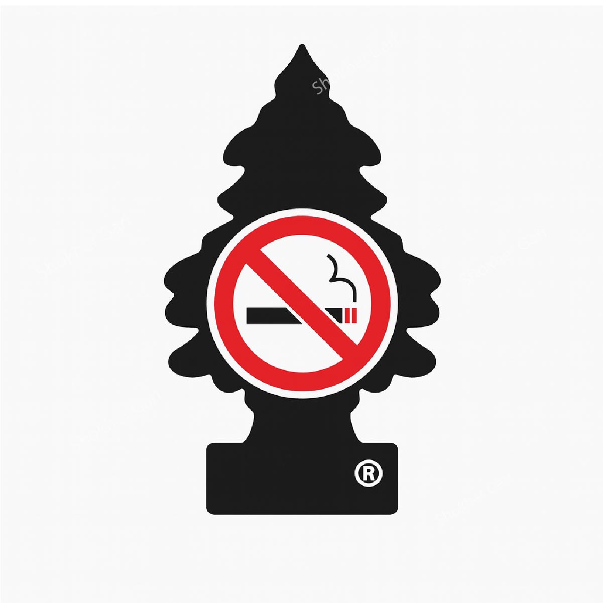 1pcs Orginal USA  Little Trees Car Hanging Trees  Air Freshener - Black No Smoke image