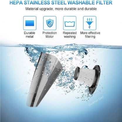 Rechargeable Car Vacuum Cleaner with Light image 3