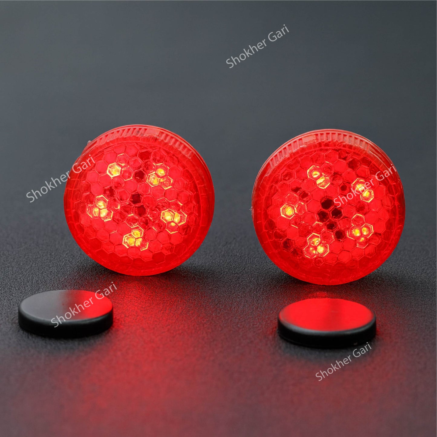 Gentle car door close indicator Low-impact auto door closing alert -Car door softly shutting light- 2 pieces and 4 piecs Combo - 2pcs image