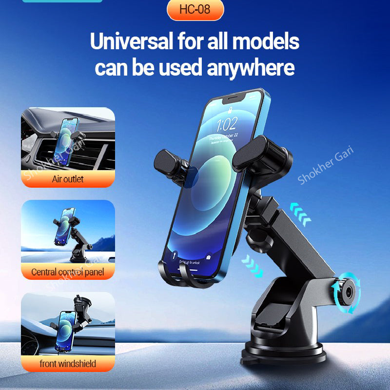 Universal Mobile Holder Automatic Lock &amp; Suction image 0