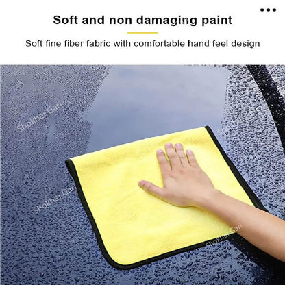 Car Cleaning Soft MicroFiber Towel 3 colours and 3 size image 3