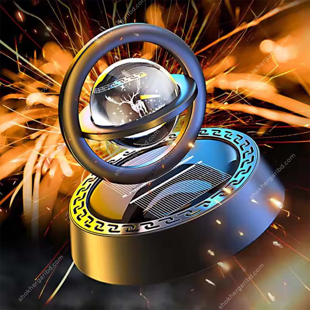 Car Solar Curve 2 Ring Solar Perfume image 9