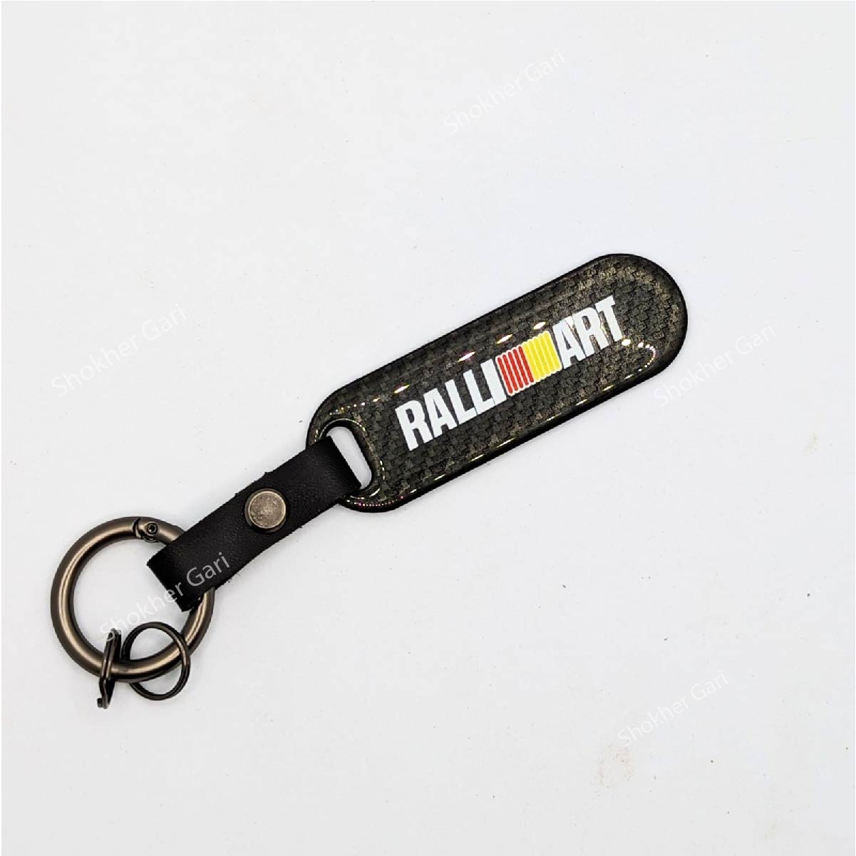 Simple Design Carbon Car Keyring image 6