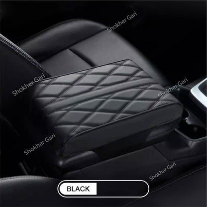 Car  Arm Rest Support &amp; Armrest Pads Anti-Slip - Black image