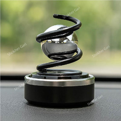 Car Ring Ball Solar Perfume image 2